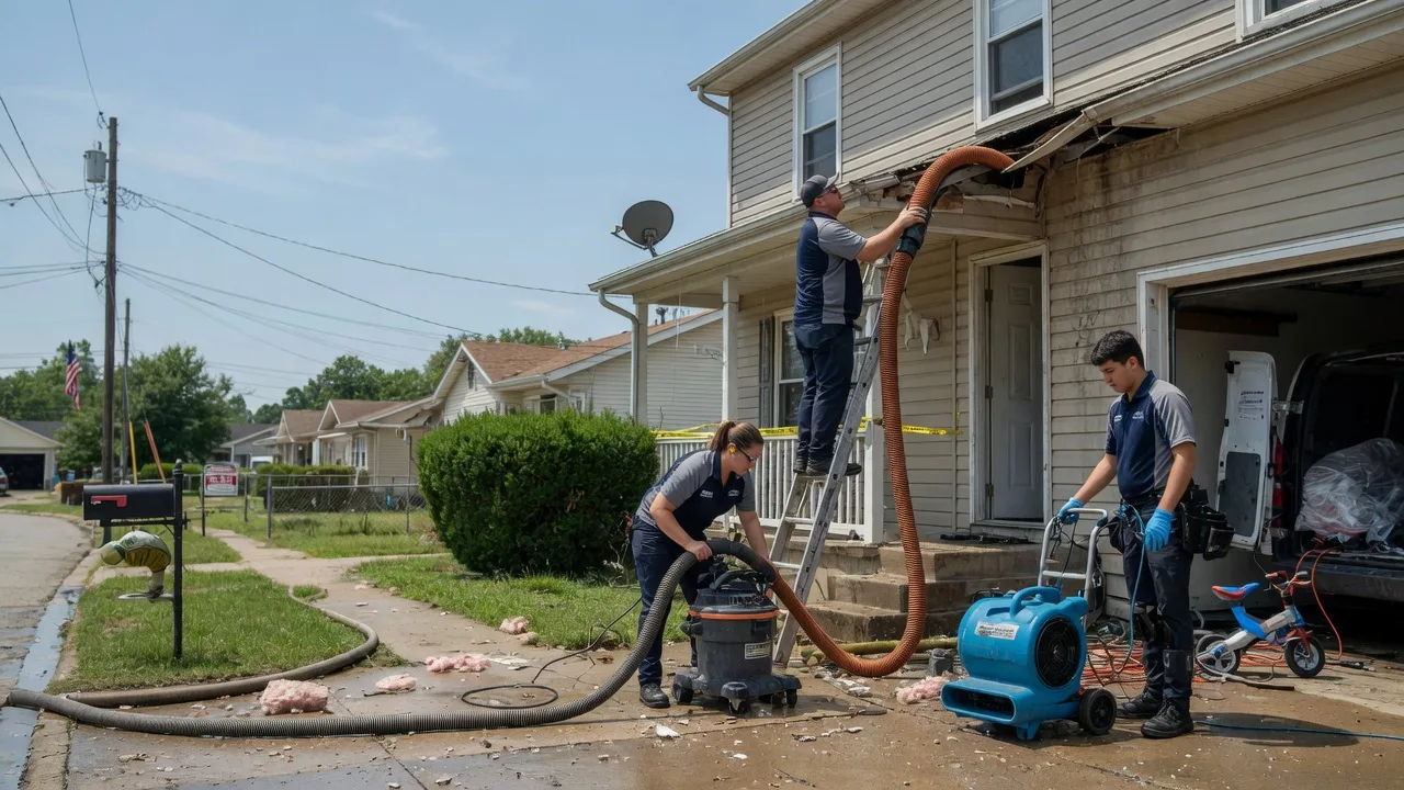 Water Damage Restoration in Parker City, IN near me